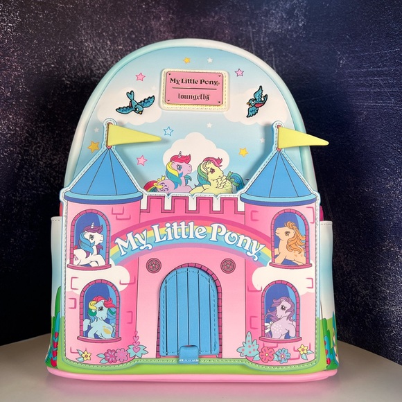 Loungefly: Hasbro - My Little Pony Castle Mini Backpack - Picture 1 of 4